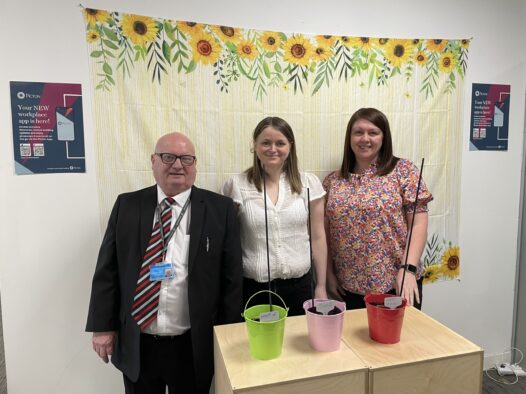 CBRE flower power promotes Earth Day