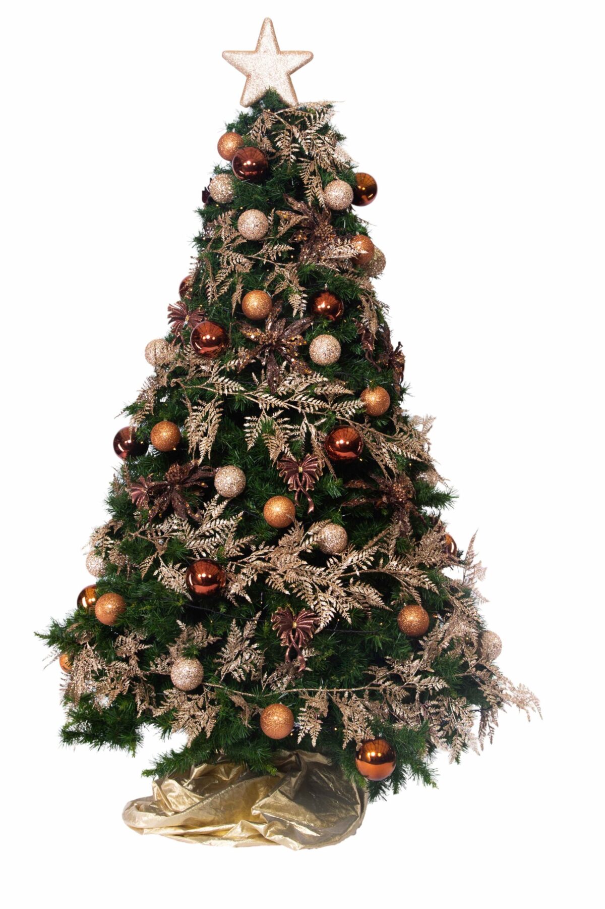Artificial Christmas Tree - <br>Champagne and Chocolates