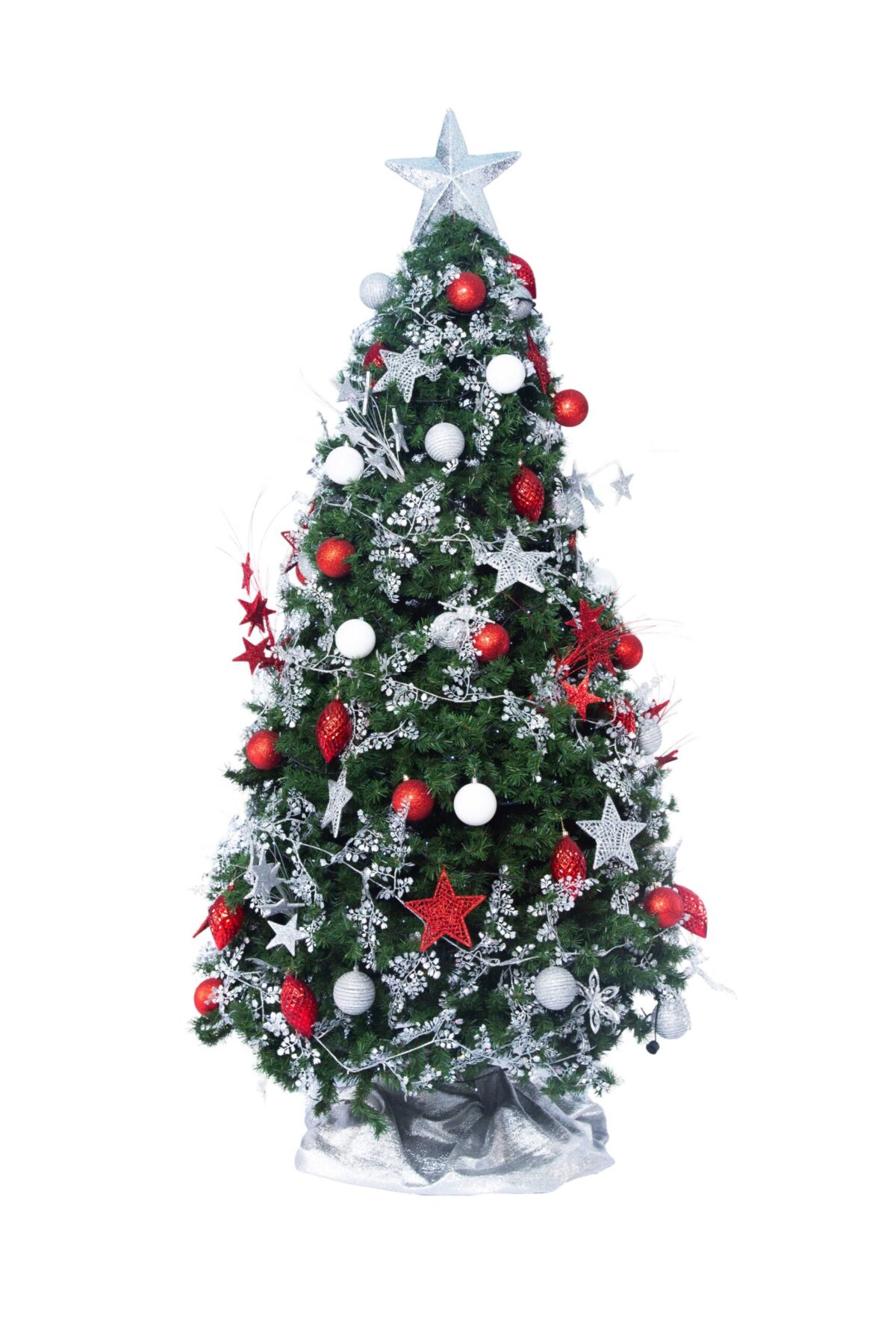 Artificial Christmas Tree - <br>Crimson Christmas