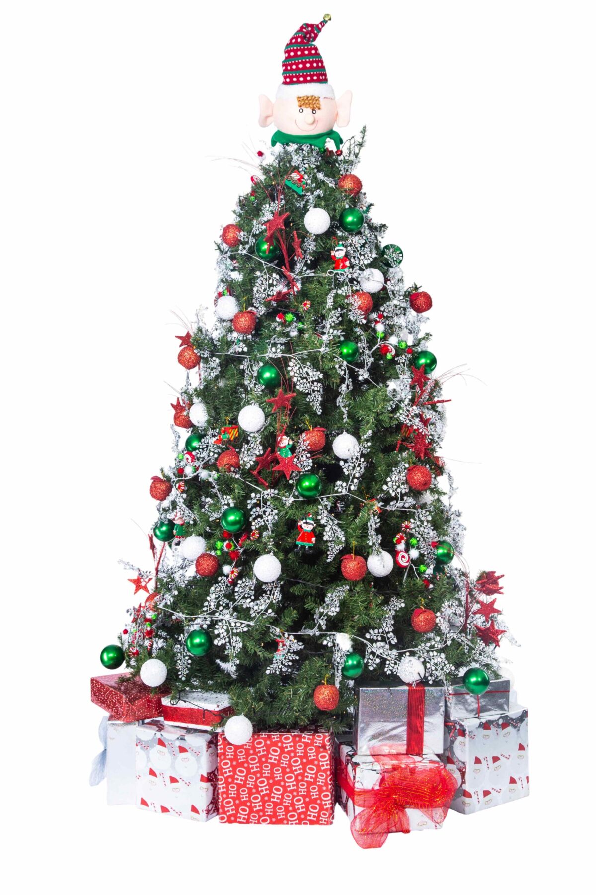 Artificial Christmas Tree with Parcels - Jolly Holly